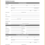 12 Personal Information Form Template Jumbocover info Company