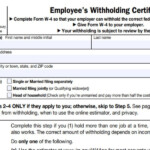 2021 Federal Tax Forms For Employees W4 Form 2021