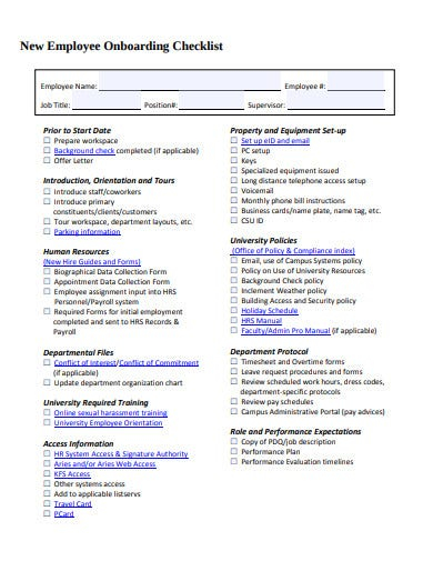 New Employee Onboarding Form Template 2023 Employeeform Net Vrogue 4810