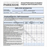 30 Free Employee Evaluation Forms Printable Tate Publishing News