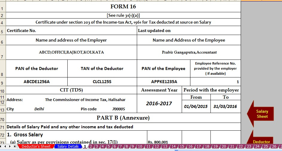 Deduction Under Section 80 C Of Income Tax Act With The Automatic Form 