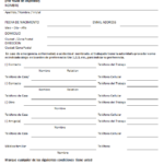 Emergency Contact Form Spanish