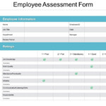 Employee Assessment Form Ppt Powerpoint Presentation File Layouts