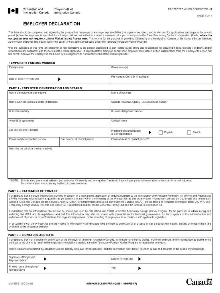 Employee Declaration Form 3 Free Templates In PDF Word Excel Download