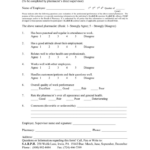 EMPLOYEE EVALUATION FORM In Word And Pdf Formats