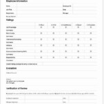 Employee Evaluation Form Template Word Beautiful Performance Appraisal