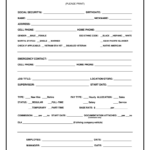 Employee New Hire Form Printable Fill Online Printable Fillable