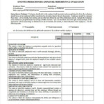 Employee Performance Evaluation Form Awesome Employee Evaluation Form