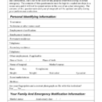 Employee Personal Profile Form Download Printable PDF Templateroller