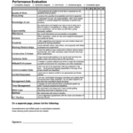 Employee Self Evaluation Form Printable Pdf Download