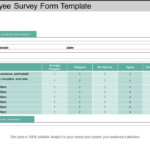 Employee Survey Form Template Powerpoint Slide Ideas Templates