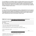 Fillable Form Va 4b Virginia Employee S Credit For Income Taxes Paid