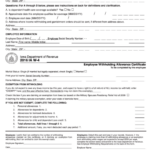 Form Ia W 4 Employee Withholding Allowance Certificate 2016