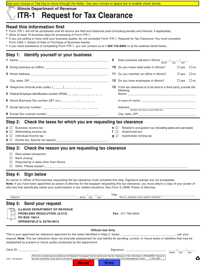 Form ITR 1 Download Fillable PDF Or Fill Online Request For Tax 