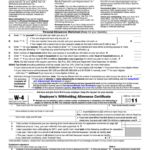 Form W 4 Employee S Withholding Allowance Certificate For Oregon