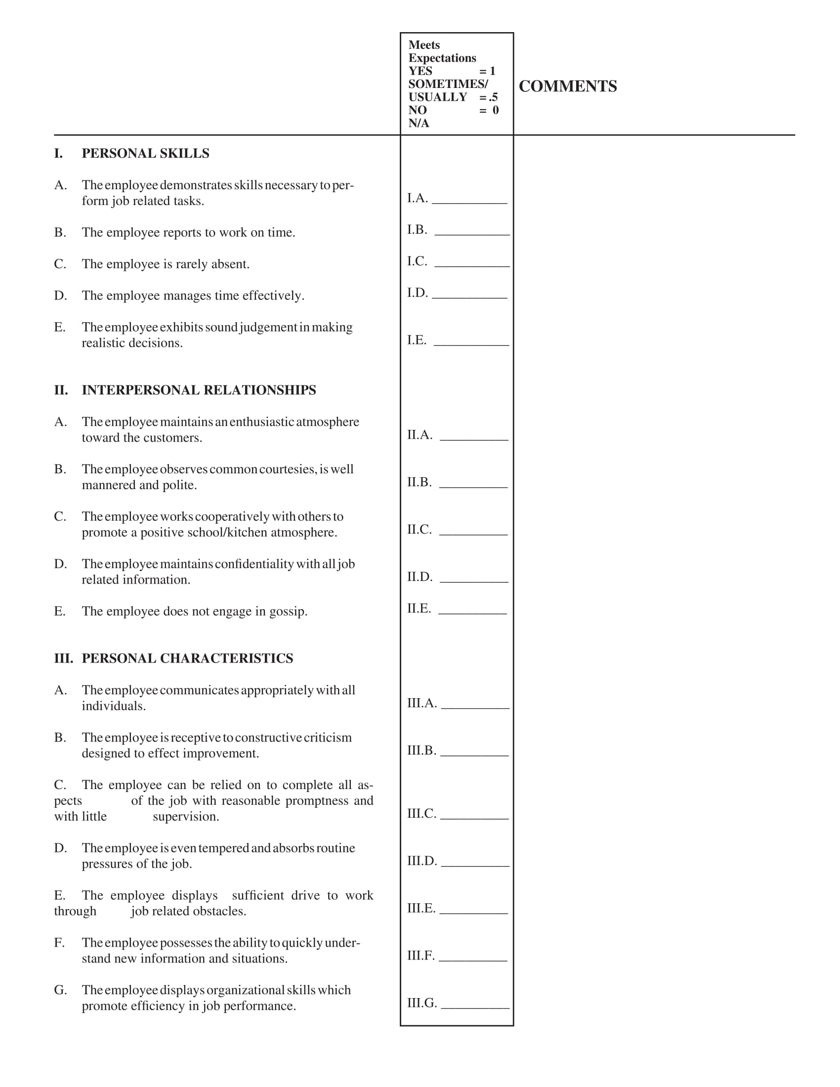 FREE 13 Food Evaluation Forms In PDF MS Word