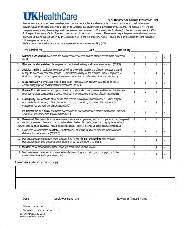 FREE 19 Employee Evaluation Form Samples Templates In PDF MS Word