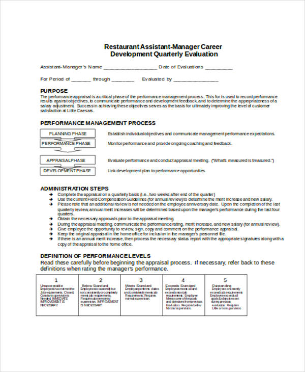 FREE 29 Sample Employee Evaluation Forms In PDF MS Word Excel