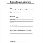 FREE 7 Sample Employee Address Forms In PDF MS Word