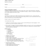 FREE 7 Sample Employee Evaluation Forms In MS Word PDF