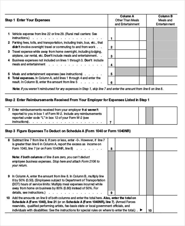 FREE 9 Sample Employee Tax Forms In MS Word PDF