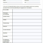 Free Employee Evaluation Forms Printable New 29 Of Performance