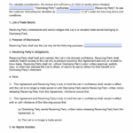 Free Employee Non Disclosure Agreement NDA PDF Word docx