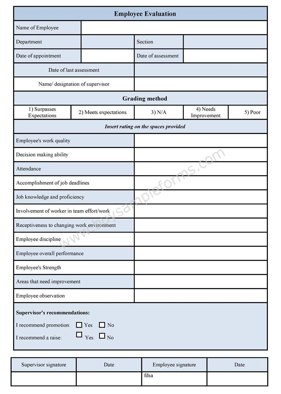 Free Employee Performance Review Templates Smartsheet Free Employee 