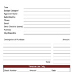 Free Employee Reimbursement Forms Templates Word PDF