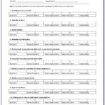 Free Employee Self Evaluation Forms Printable Free Printable