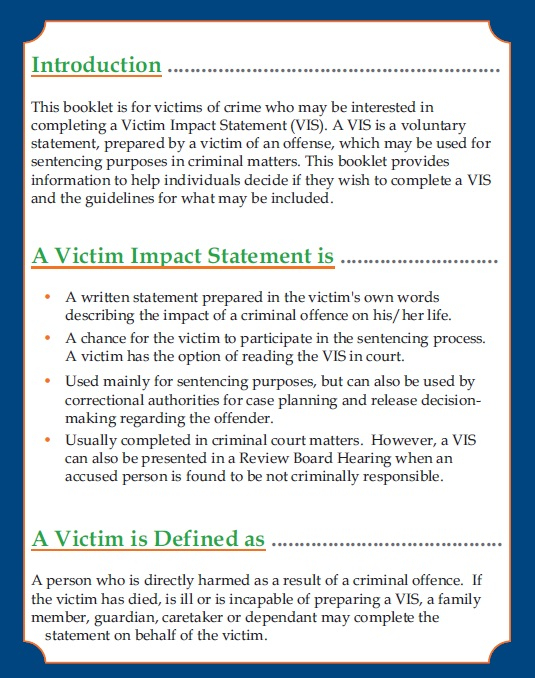 Free Victim Impact Statement Template 17 Templates MS Office Documents