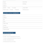 New Employee Record Sheet Template In Microsoft Word Template