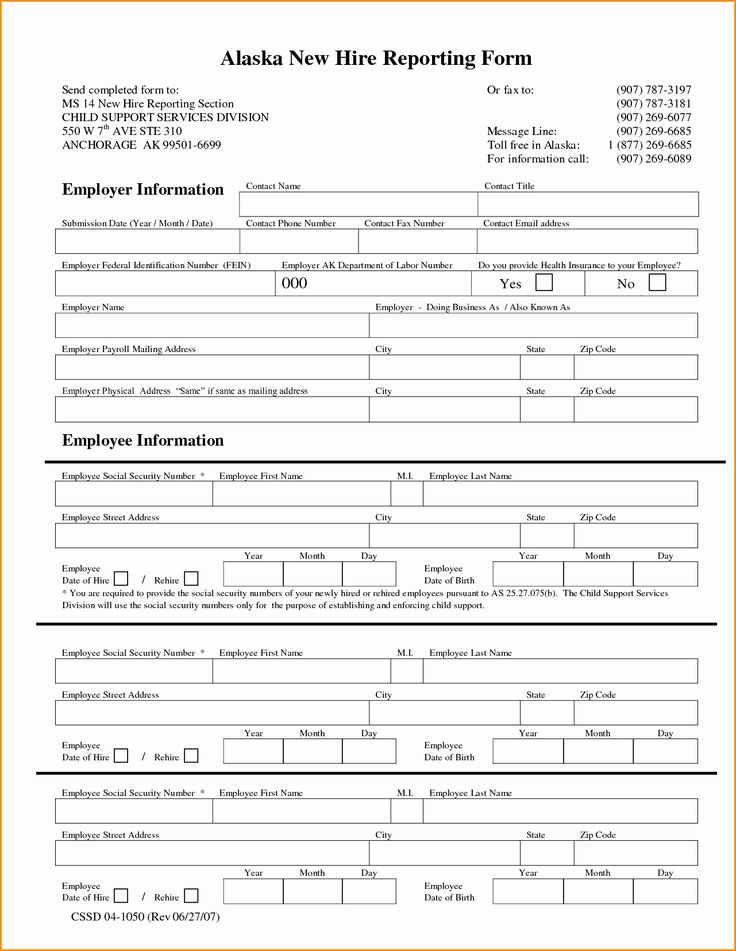 New Hire Form Template Beautiful 11 New Hire Form Template Ideas 