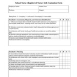 Nurse Self Evaluation Sample How To Create A Nurse Self Evaluation