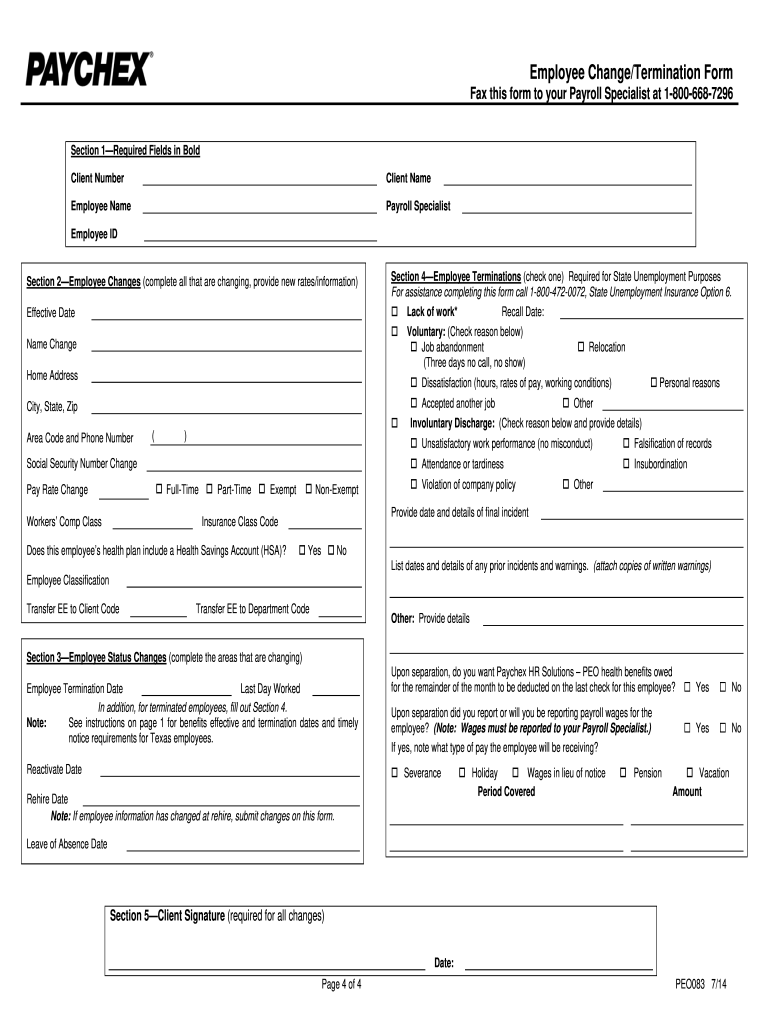 Paychex Forms Fill Online Printable Fillable Blank PdfFiller