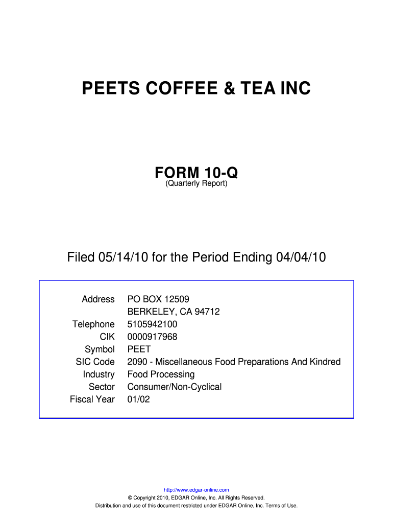 Peet s Coffee Job Application Pdf Fill Online Printable Fillable 