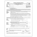 Printable W4 Form For Employees 2020 W4 Form 2021 Printable