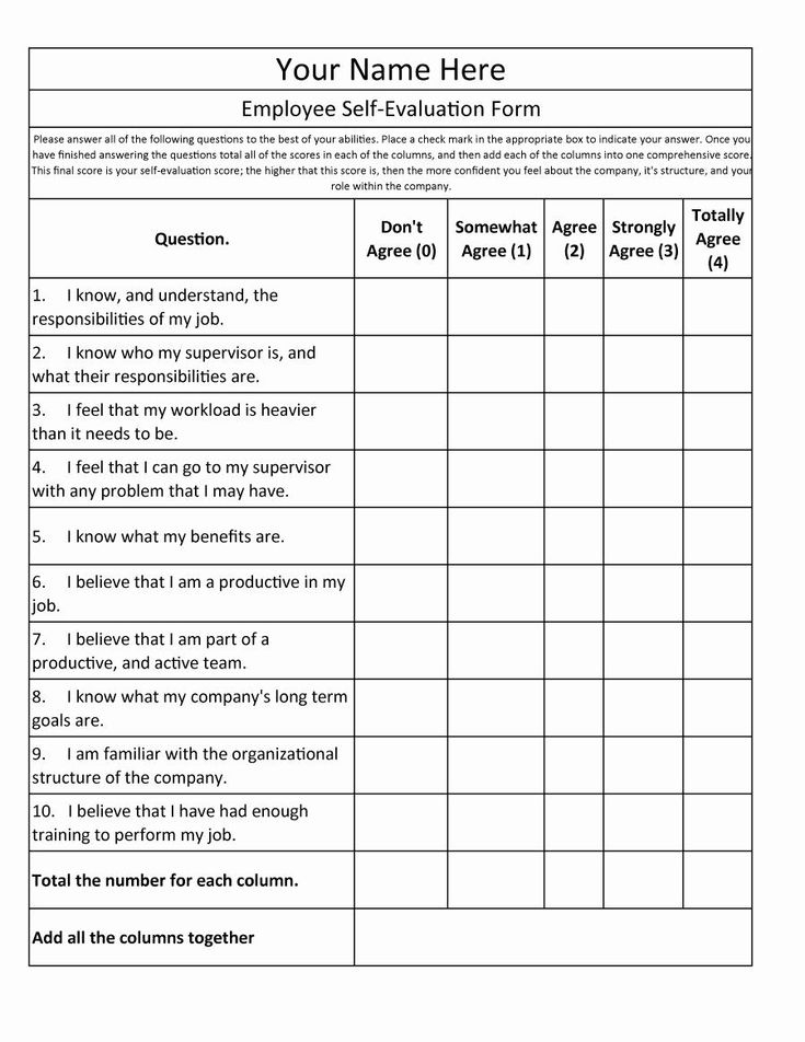 Employee Self Evaluation Form For Receptionist 2022 E - vrogue.co