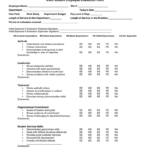 Student Employee Evaluation Form In Word And Pdf Formats