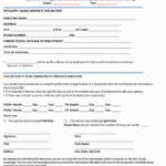 Verification Of Employment Form Template Awesome 5 Employment