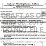 2020 Federal W4 Printable Form W4 Form 2021