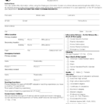 2021 General Employee Information Form Fillable Printable PDF