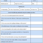 25 Preschool Teacher Evaluation Form In 2020 Teacher Evaluation