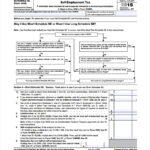 7 Self Employment Tax Forms Sample Templates