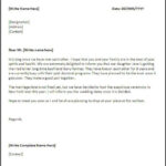 Announcement Letter Template Letter Template Word Letter Templates