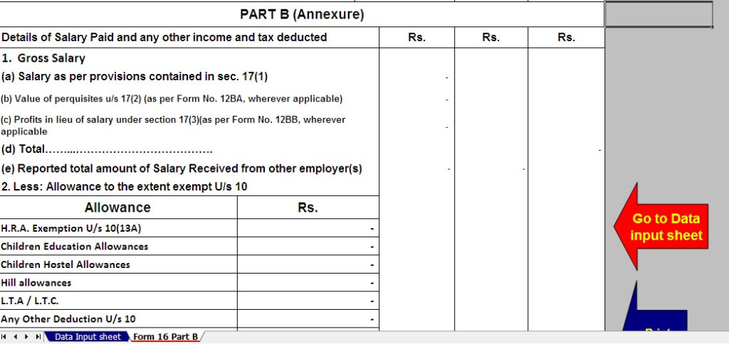 Automated Income Tax Revised Form 16 Part A B For The F Y 2020 21 With 