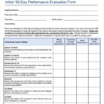 AZ Photos Employee Performance Review Form Short Office Templates