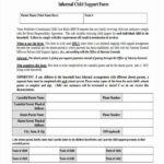 Child Support Agreement Template Best Of 7 Child Support Agreement Form