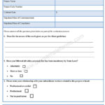 Construction Contractor Evaluation Form Sample Forms