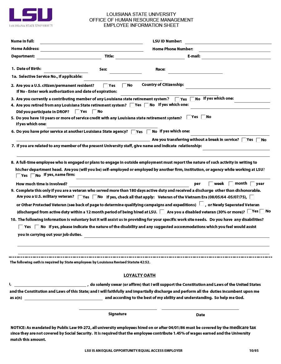 Discharge Certificate Format Employment Exchange Student Loan 